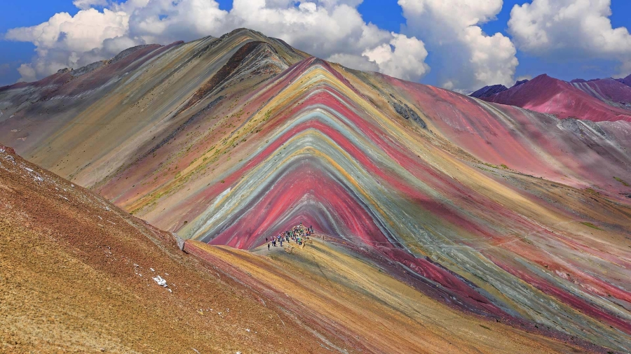 彩虹山、秘鲁库斯科 