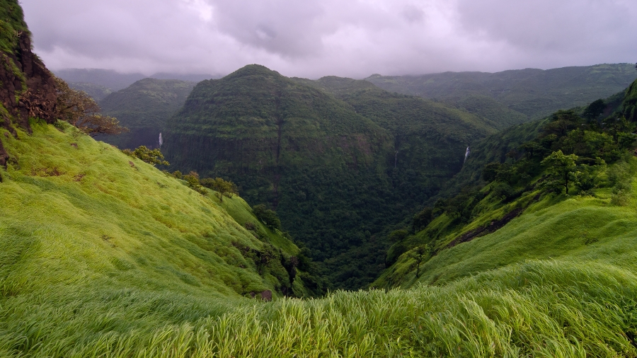 马哈拉施特拉邦的Var┱and┱ha Ghat、印度 