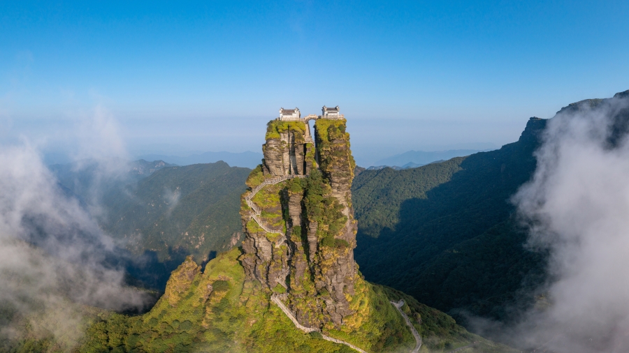 梵净山、中国西南部 